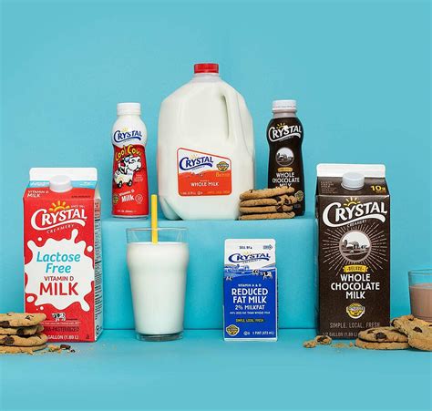 Fresh Local Milk Crystal Creamery