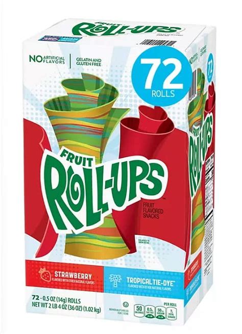 Fruit Roll Ups Fruit Snacks Variety Pack 72 Pack American Candy N