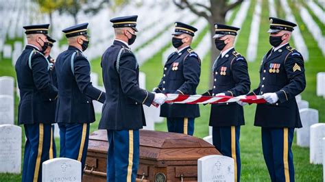 Funeral And Burial With Full Military Honors At Arlington National