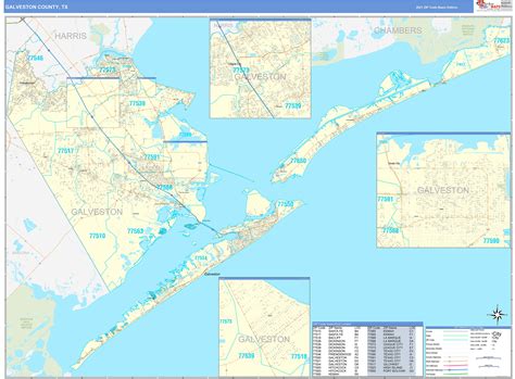 Galveston Zip Code Map Everything You Need To Know In 2023 Map Of