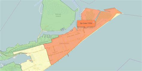 Galveston Zip Code Maps Demographics And Statistics