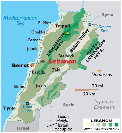Geography Of Lebanon Wikipedia