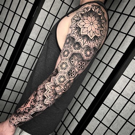 Geometric Tattoo Sleeve