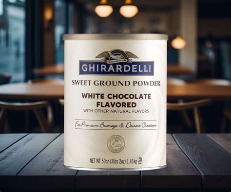 Ghirardelli Sweet Ground White Chocolate Flavored Powder 3 12 Lb Ghirardelli Sweet Ground White Chocolate Flavored Powder 3 12 Lb
