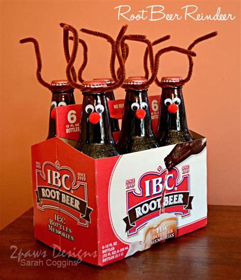 Gift Idea Root Beer Reindeer 2Paws Designs