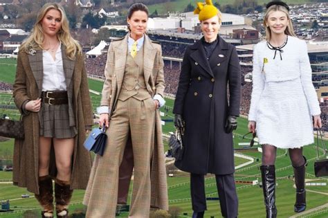 Glam Cheltenham 2025 Revellers Including Georgia Toffolo Zara Tindall Pulled Out Fashion Stops On Day One Of Racing