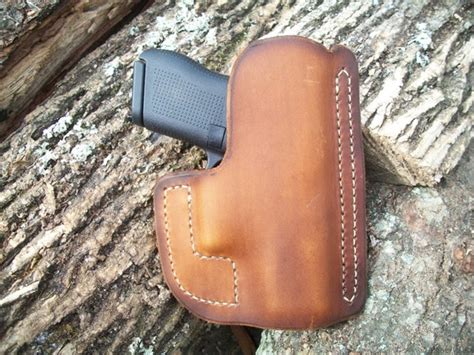 Glock 42 Leather Pocket Holster Palmetto Leather