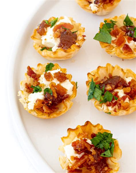 Goat Cheese Phyllo Cups Chef Savvy