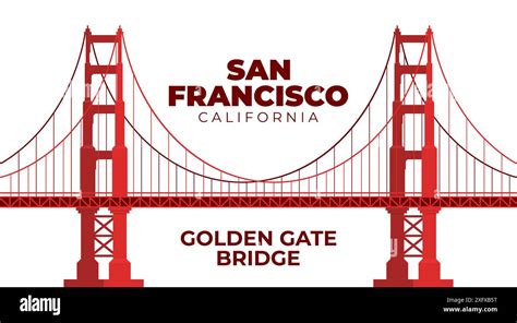 Golden Gate Bridge Us Symbol San Francisco United States Of America