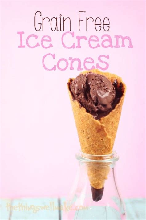 Grain Free Ice Cream Cones