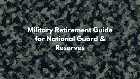 Guard And Reserve Retirement Military Com