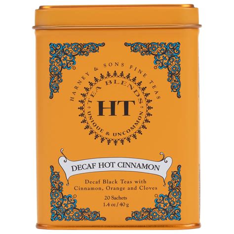 Harney And Sons Decaf Hot Cinnamon Decaf Flavored Black 20 Sachets P