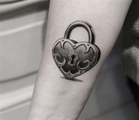 Heart Padlock Tattoo By Guillaume Martins Post 30610 Lock Tattoo