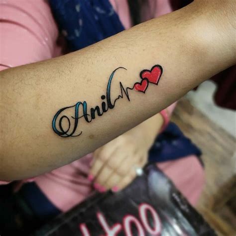 Heart With Name Tattoo Artofit