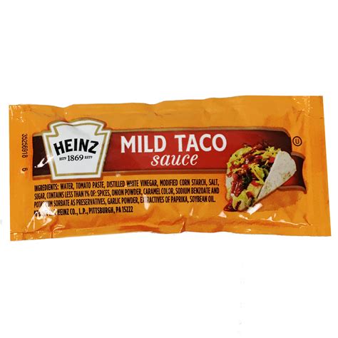 Heinz Taco Sauce Nutrition At Jesse Mcsharry Blog