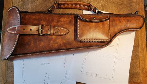 Henry Takedown Survival Rifle Case Pattern Only Leather Rifle Case