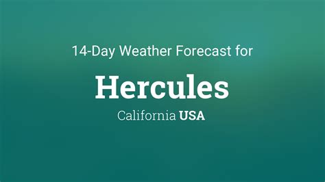 Hercules California Usa 14 Day Weather Forecast Hercules California Usa 14 Day Weather Forecast
