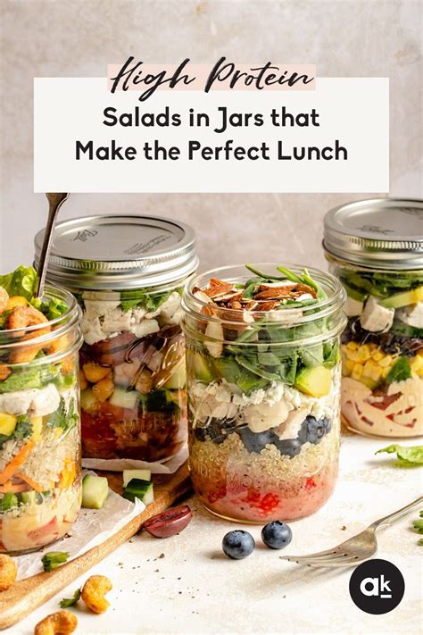 High Protein Salads In Jars For The Best Lunch Ambitious Kitchen