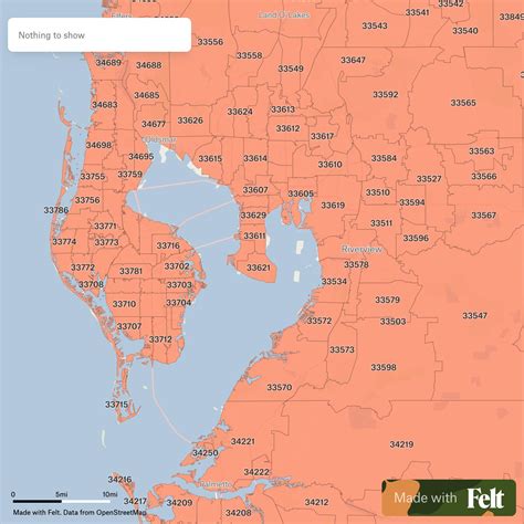 Hillsborough County Zip Code Map Tampa Zip Codes