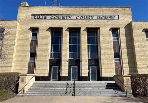 Historic Ellis County Courthouse In Hays Ks