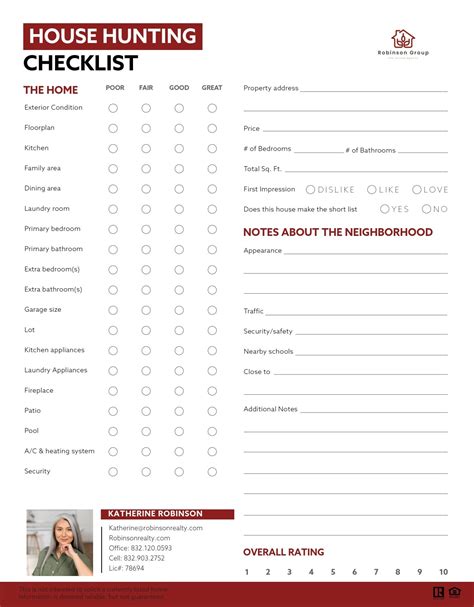 House Hunting Checklist Aceland Mortgage House Hunting Checklist Aceland Mortgage