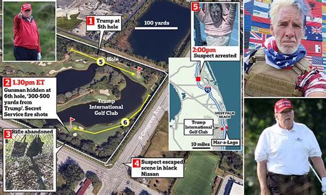 How Donald Trump S Casual Sunday Golf Session Was Minutes Away From Becoming A Historic Disaster Map Shows How Close Assassin Ryan Wesley Routh Was To Former President Before He Fled Secret Service