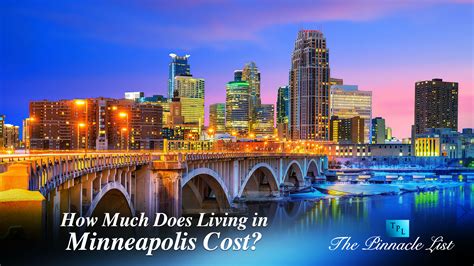 How Much Does Living In Minneapolis Cost The Pinnacle List
