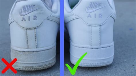 How To Clean White Air Force Ones Youtube