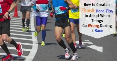 How To Create A Flexible Race Plan To Adapt When Things Go Wrong During A Race Runners Connect
