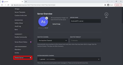How To Delete Discord Server