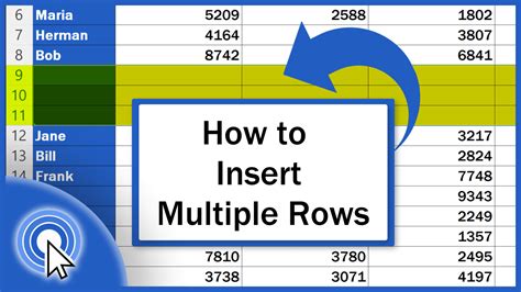 How To Insert Multiple Rows In Excel With Shortcut And Other Ways How To Insert Multiple Rows In Excel With Shortcut And Other Ways