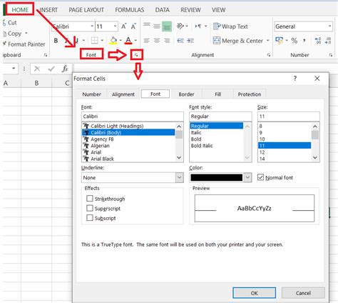 How To Line Through Text In Excel