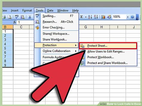How To Lock Cells In Excel
