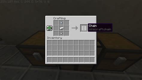 How To Make A Chain Minecraft