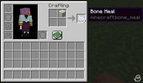 How To Make Bone Meal On Minecraft