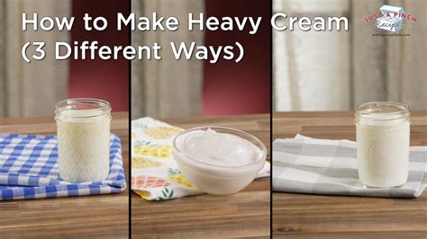 How To Make Heavy Cream 3 Ways