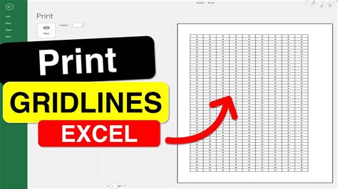 How To Print Grid Lines In Excel Learn Excel