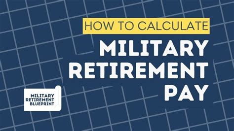 How To Use The Military Compensation Calculator For Retirement