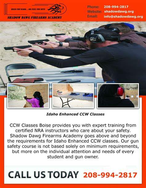 Idaho Enhanced Ccw Boise Shadow Dawg