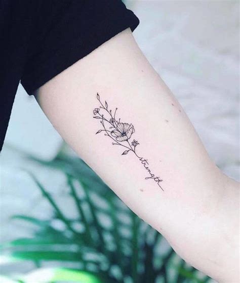Inner Strength Tattoos For Women