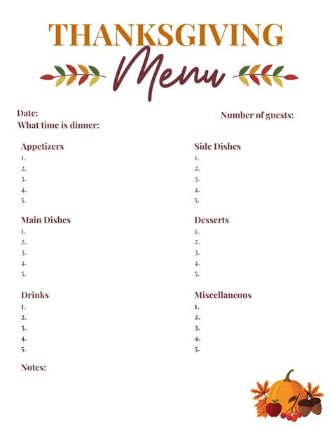 Instant Download Thanksgiving Menu And Shopping List Thanksgiving Meal Plan Shopping List Simple Thanksgiving Day Plan Thanksgiving Etsy