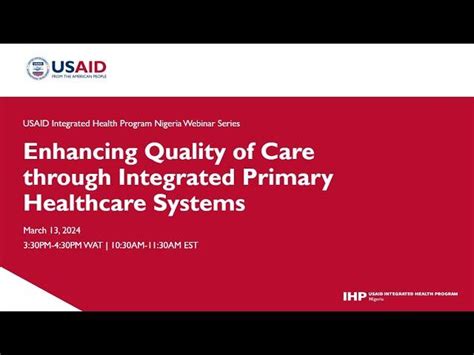 Integrated Health Care Usaid