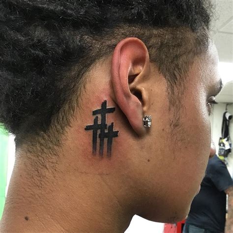Iokoio Cross Tattoos For Men On Neck
