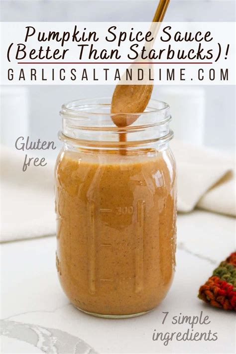 Irresistible Homemade Pumpkin Spice Sauce