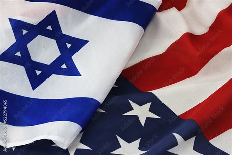 Israel And American Flag
