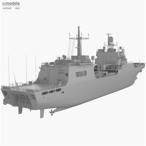 Ivan Gren Class Landing Ship 3D Model 199 3Dm 3Ds Dae Dwg Fbx