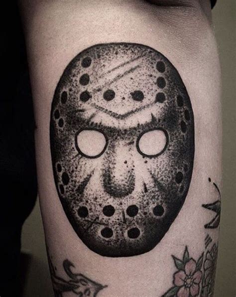 Jason Voorhees Mask Tattoo