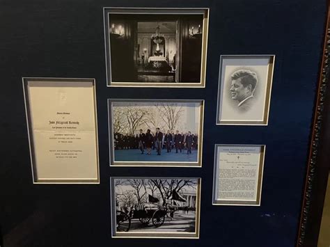 John F Kennedy Funeral Invitation Mass Cards Photos Framed Amp Ready