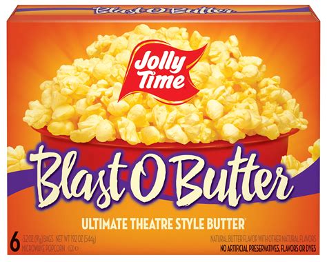 Jolly Time Microwave Popcorn Ultimate Theatre Style Butter Blast O Butter Smart Final Jolly Time Microwave Popcorn Ultimate Theatre Style Butter Blast O Butter Smart Final