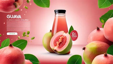 Juice And Beverage Food Fruit Pieces Juice Guava